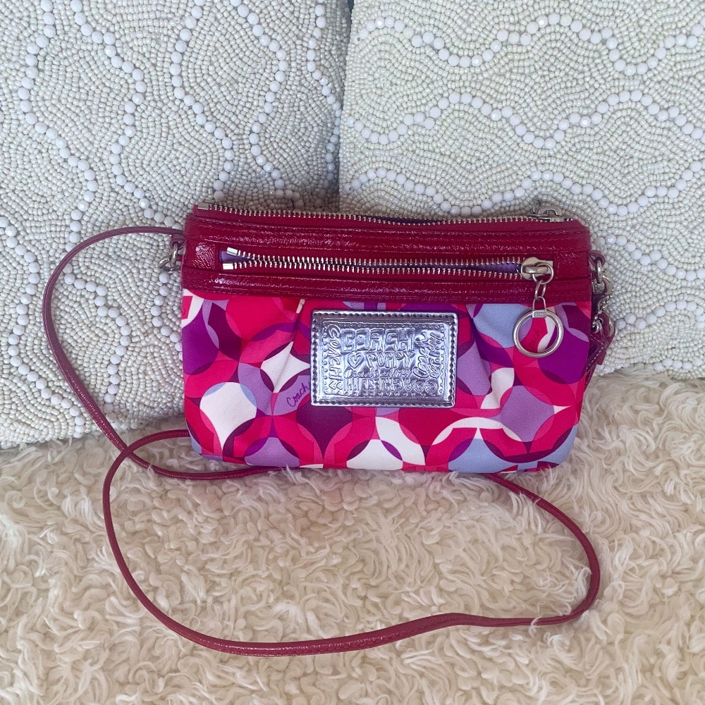 Coach Poppy Double Zip Crossbody